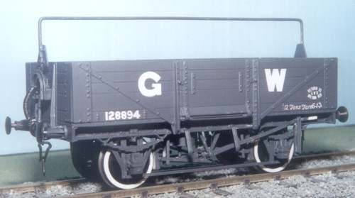 PS27 GWR 12/13T OPEN GOODS WAGON KIT (image for) PS27 GWR 12/13T OPEN GOODS WAGON KIT