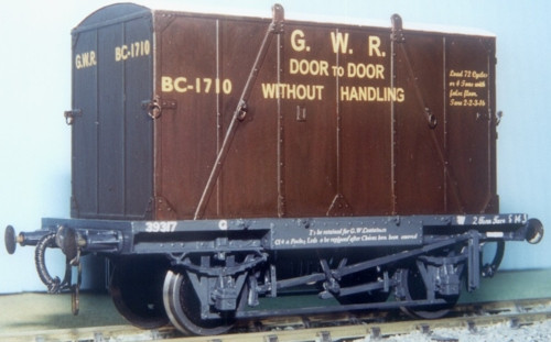 PS39 GWR CONFLAT AND B CONTAINER KIT (image for) PS39 GWR CONFLAT AND B CONTAINER KIT