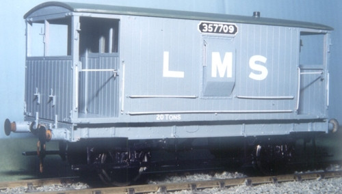 PS40 LMS 10T GOODS BRAKE VAN KIT (image for) PS40 LMS 10T GOODS BRAKE VAN KIT