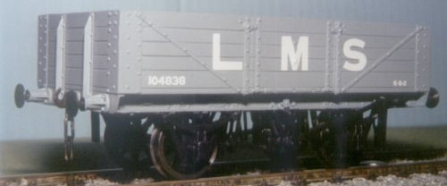 PS42 LMS 12T OPEN GOODS WAGON KIT (image for) PS42 LMS 12T OPEN GOODS WAGON KIT