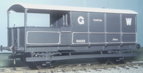 PS44 GWR 20T GOODS BRAKE VAN KIT (image for) PS44 GWR 20T GOODS BRAKE VAN KIT