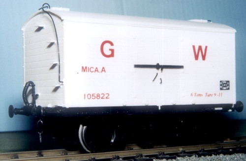 PS49 GWR MICA INSULATED VAN KIT (image for) PS49 GWR MICA INSULATED VAN KIT