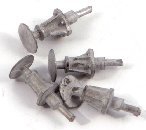 PS57 RCH WHITE METAL END DOOR BUFFERS (4) (image for) PS57 RCH WHITE METAL END DOOR BUFFERS (4)