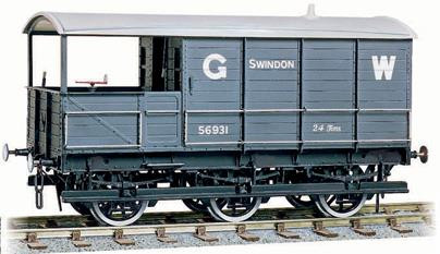 PS603 (W-603) GWR 24T SIX WHEEL BRAKE VAN KIT (image for) PS603 (W-603) GWR 24T SIX WHEEL BRAKE VAN KIT