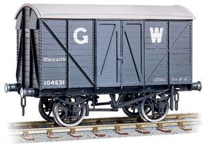 PS606 (W-606) GWR 10T VENTILATED BOX VAN KIT (image for) PS606 (W-606) GWR 10T VENTILATED BOX VAN KIT