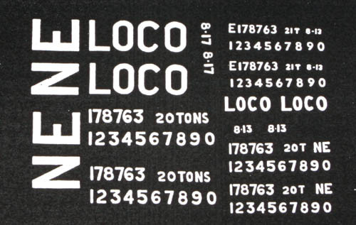 PS66 LNER/BR LOCO COAL WAGON PRESSFIX TRANSFERS (image for) PS66 LNER/BR LOCO COAL WAGON PRESSFIX TRANSFERS