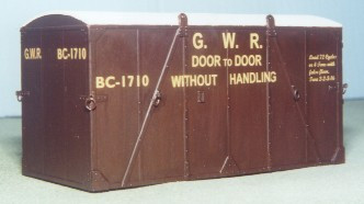 PS74 GWR/BR B CONTAINER KIT (image for) PS74 GWR/BR B CONTAINER KIT