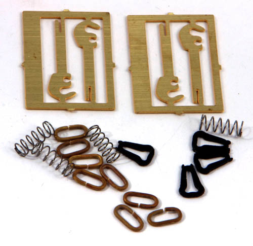 PS82 3 LINK INSTANTER COUPLINGS/HOOKS/SPRINGS (2) (image for) PS82 3 LINK INSTANTER COUPLINGS/HOOKS/SPRINGS (2)