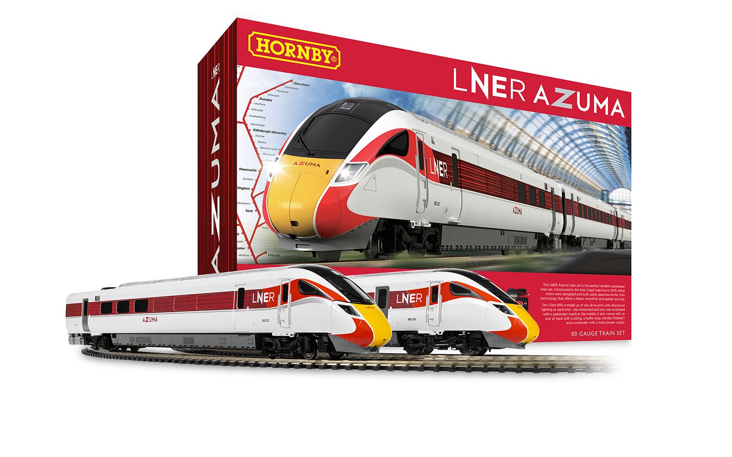 R1288M LNER Azuma High Speed Train Set (image for) R1288M LNER Azuma High Speed Train Set