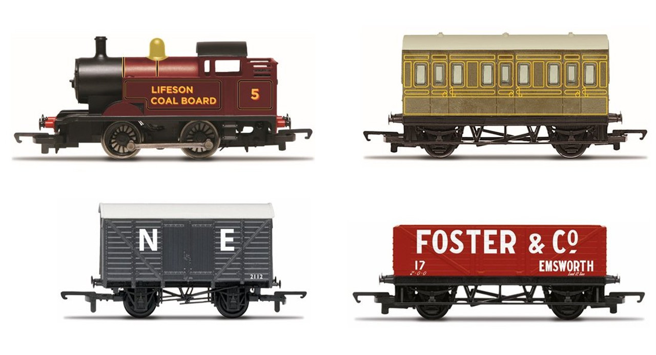 R30035 RailRoad Steam Engine Train Pack (image for) R30035 RailRoad Steam Engine Train Pack