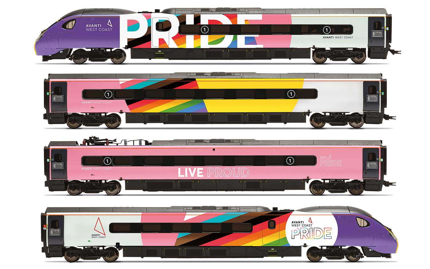 R30081 Avanti West Coast, Class 390 Pendolino Train Pack, 390119 (image for) R30081 Avanti West Coast, Class 390 Pendolino Train Pack, 390119