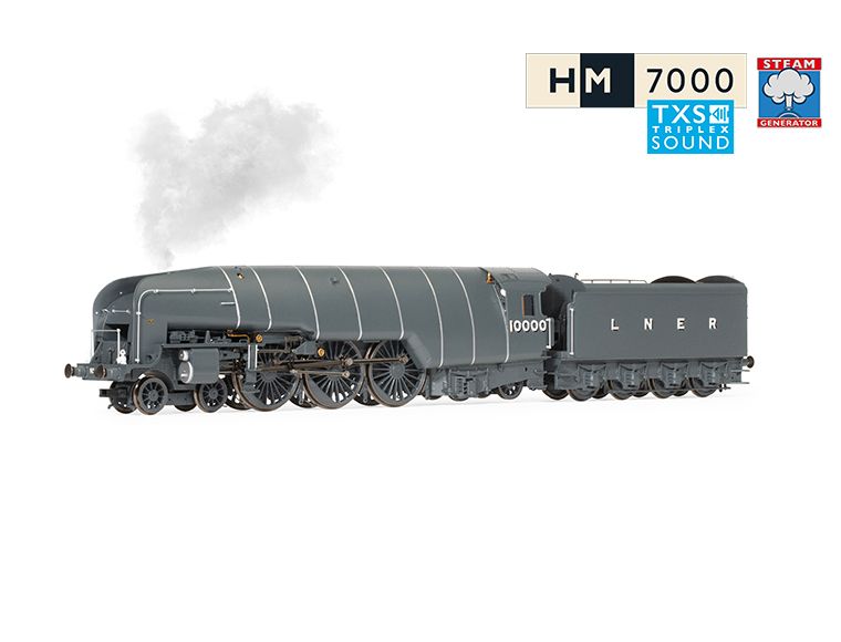 R30352SS LNER, W1 Class, 4-6-4, 10000 With Steam Generator (image for) R30352SS LNER, W1 Class, 4-6-4, 10000 With Steam Generator