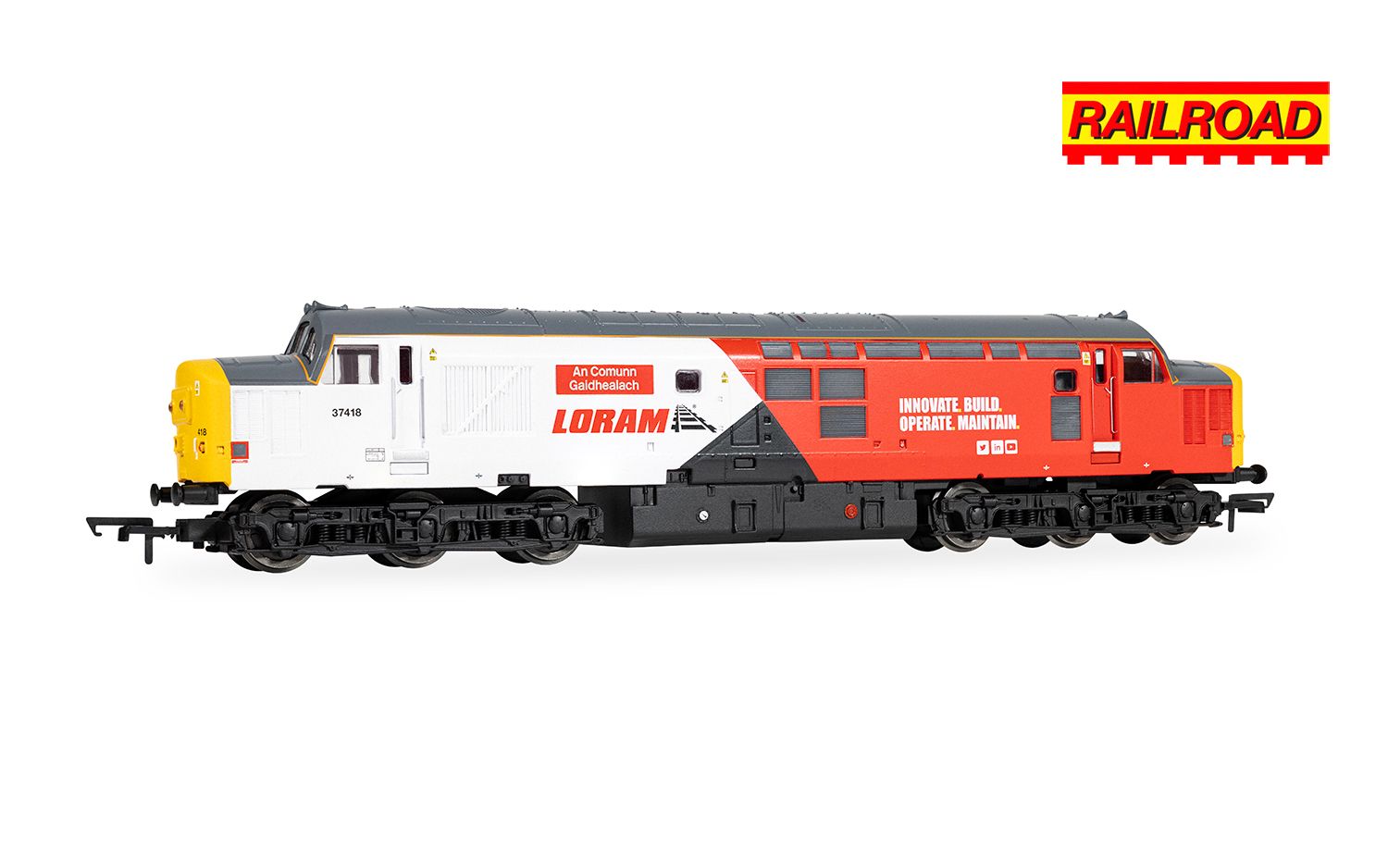 R30436 RailRoad - Loram - Class 37 - 'An Comunn Gaidhealach' (image for) R30436 RailRoad - Loram - Class 37 - 'An Comunn Gaidhealach'