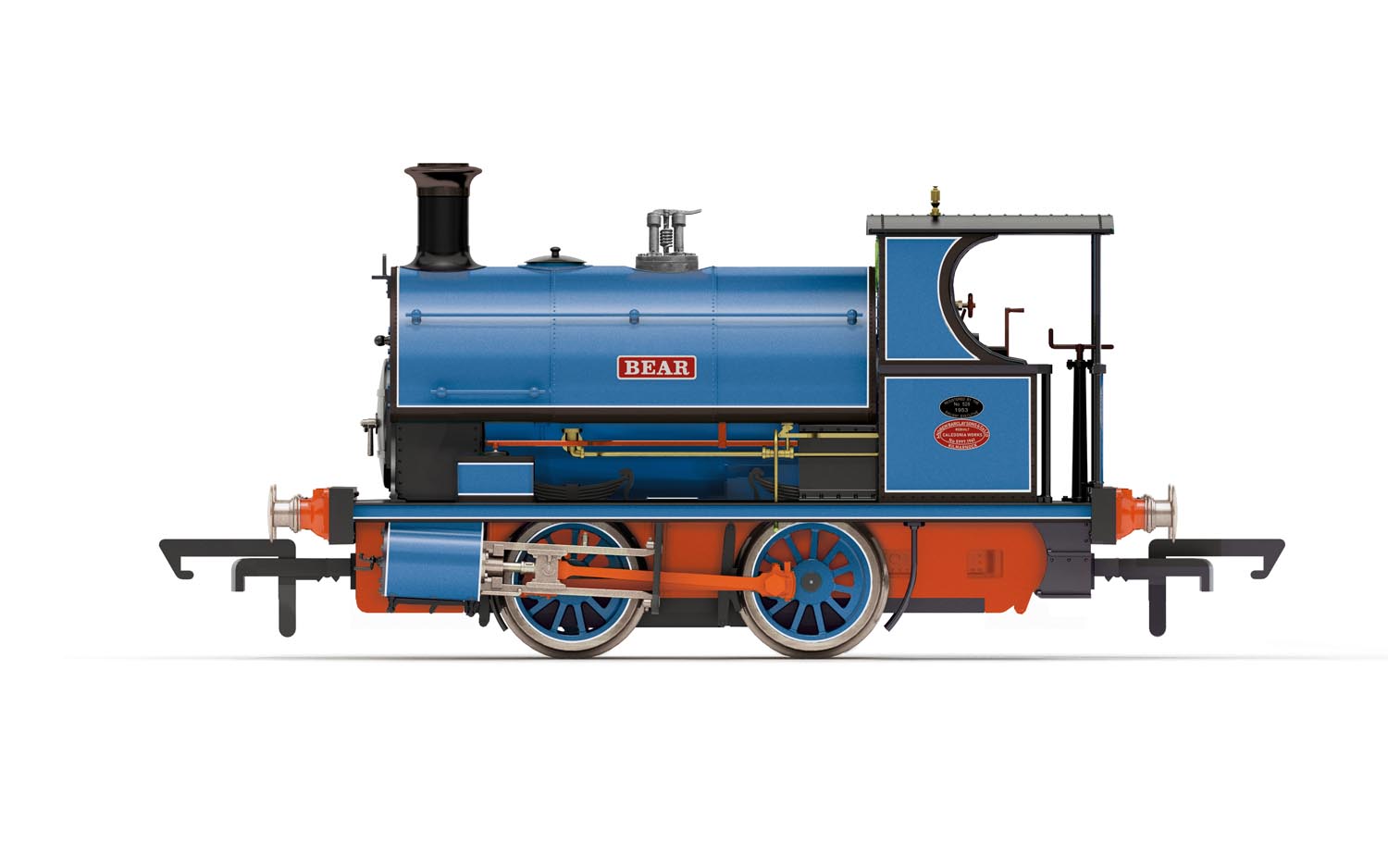 R3703 S&KLR, Peckett W4 Class (Open Back Cab), 0-4-0ST, 'Bear' (image for) R3703 S&KLR, Peckett W4 Class (Open Back Cab), 0-4-0ST, 'Bear'