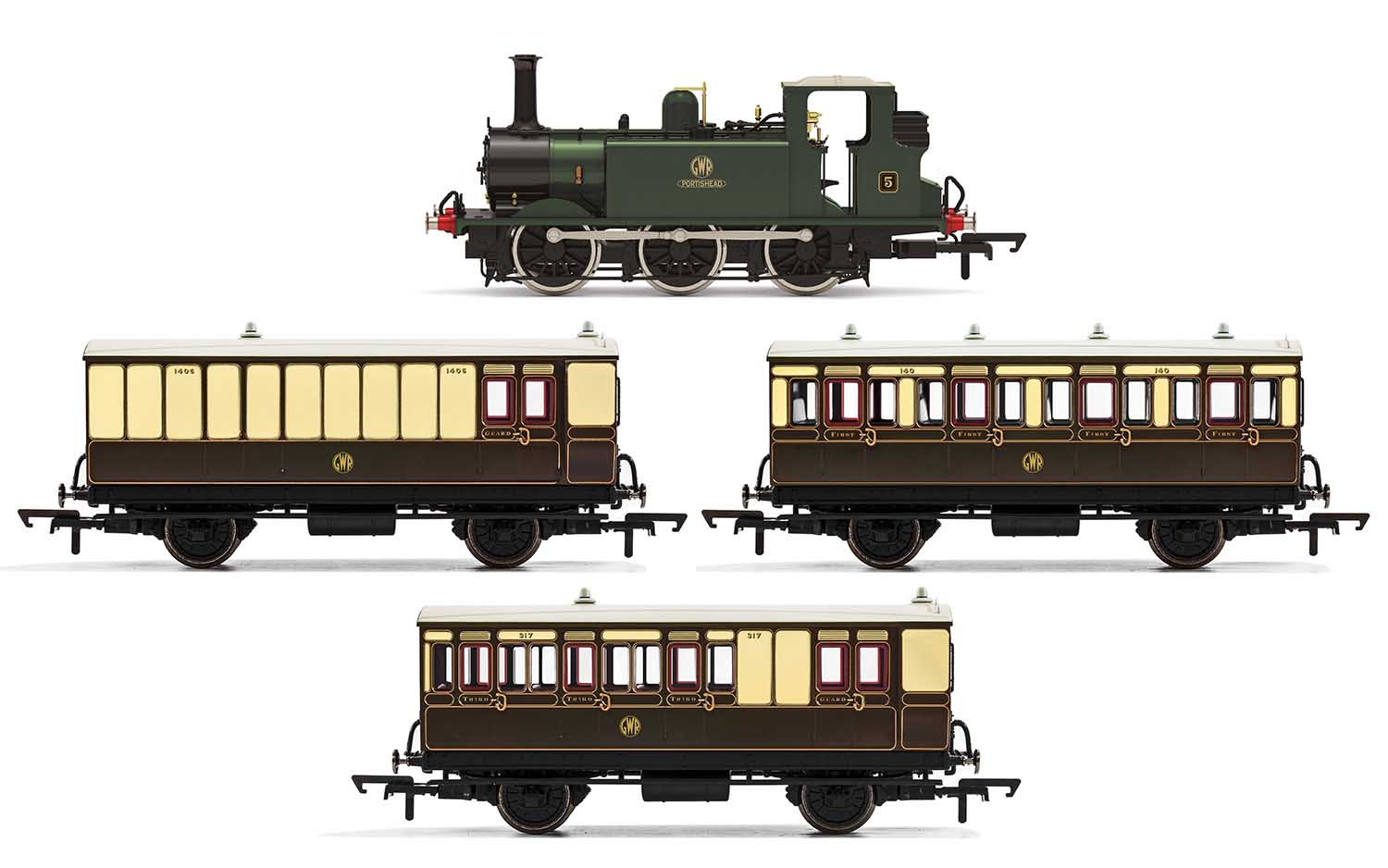 R3960 GWR, Terrier Train Pack - Era 3 (image for) R3960 GWR, Terrier Train Pack - Era 3