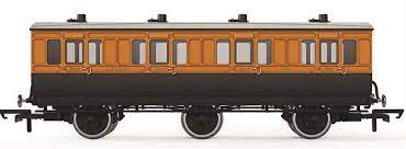 R40289 LSWR, 6 Wheel Coach, 1st Class, 490 (image for) R40289 LSWR, 6 Wheel Coach, 1st Class, 490