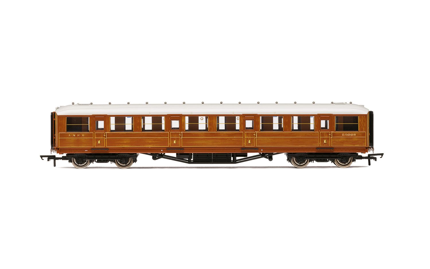 R40452 LNER - Gresley Corridor - 51668 - First Class Coach (image for) R40452 LNER - Gresley Corridor - 51668 - First Class Coach