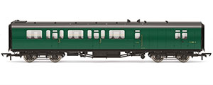 R4888C Bulleid 59' brake third corridor S2860S in BR green (image for) R4888C Bulleid 59' brake third corridor S2860S in BR green
