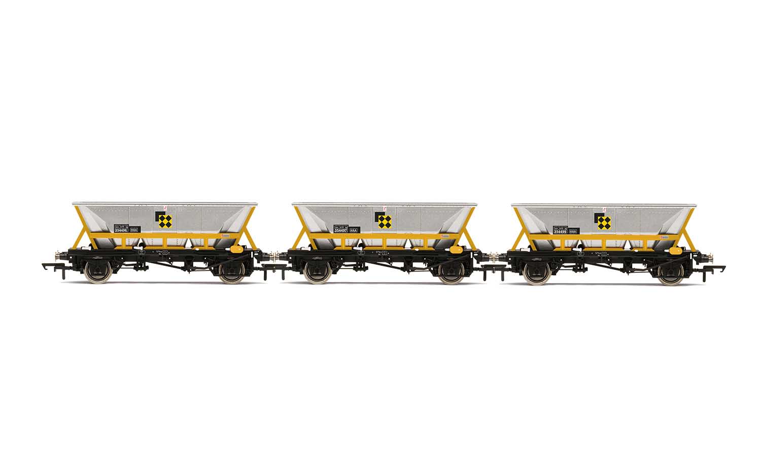 R60065 HAA Hopper Wagons, Three Pack, BR Coal Sector (image for) R60065 HAA Hopper Wagons, Three Pack, BR Coal Sector