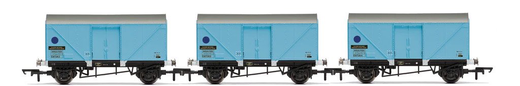 R60115 12T Fish Van, Three Pack, BR - Era 6 (image for) R60115 12T Fish Van, Three Pack, BR - Era 6