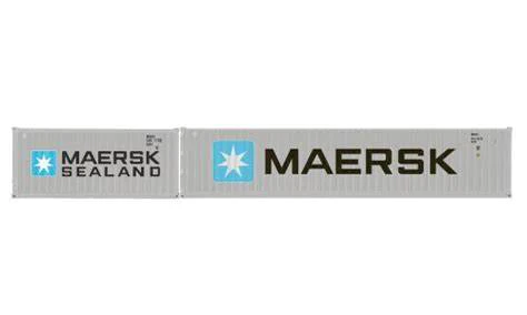 R60126 Maersk, Container Pack, 1 x 20' and 1 x 40' Containers (image for) R60126 Maersk, Container Pack, 1 x 20' and 1 x 40' Containers