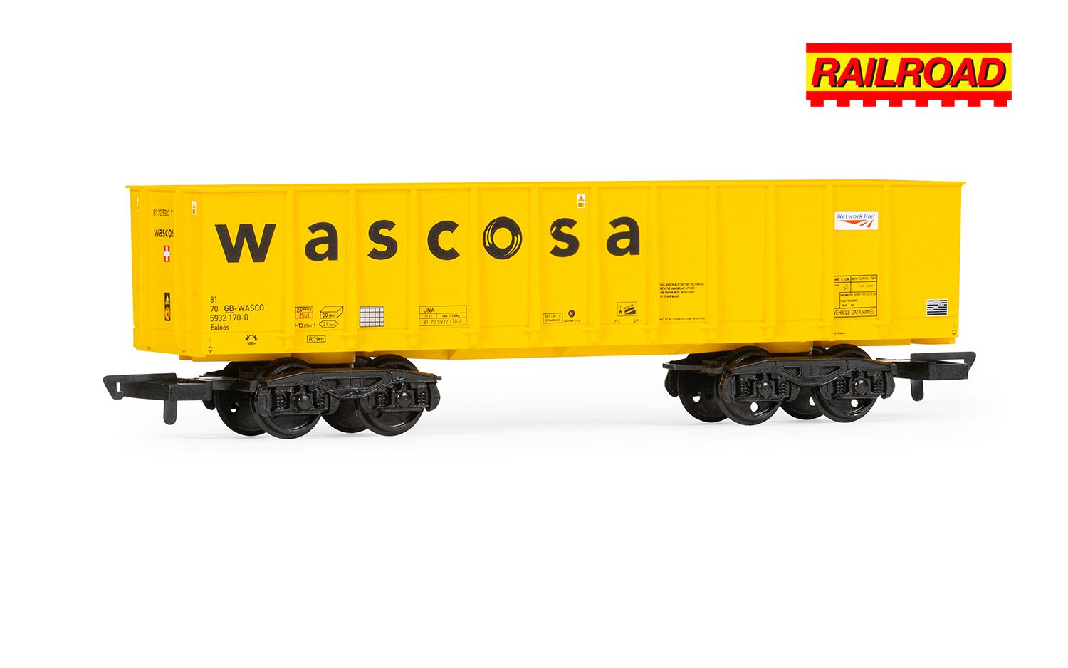 R60311 RailRoad: Wascosa Bogie Tippler Wagon (image for) R60311 RailRoad: Wascosa Bogie Tippler Wagon