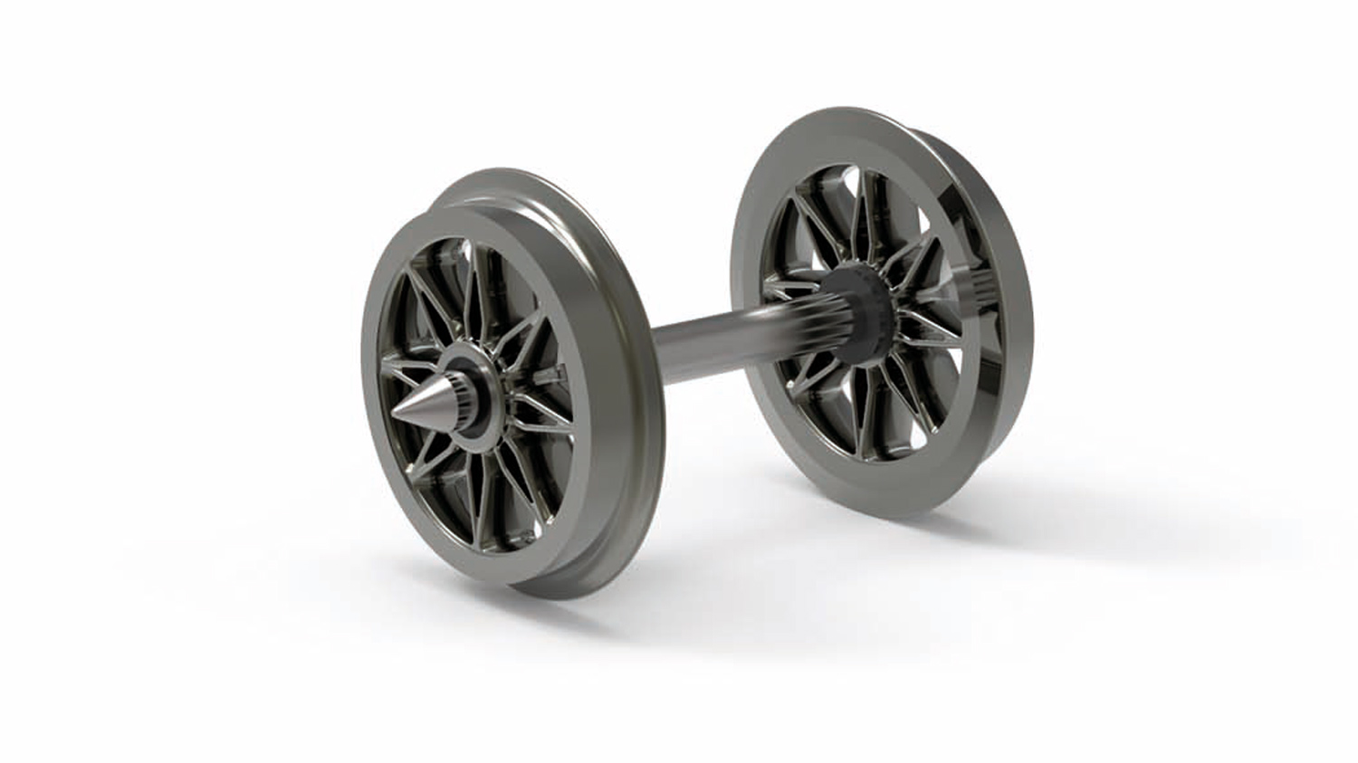R8100 12.6mm split spoked wheels x 10 (image for) R8100 12.6mm split spoked wheels x 10