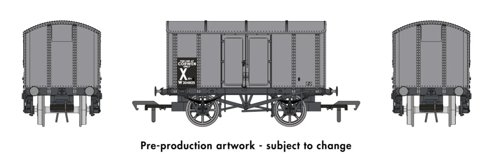 908019 IRON MINK VAN (DIAGRAM V6) BR GREY W204925 (image for) 908019 IRON MINK VAN (DIAGRAM V6) BR GREY W204925