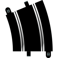 C8204 Radius 3 Curve 22.5° x 2 (image for) C8204 Radius 3 Curve 22.5° x 2