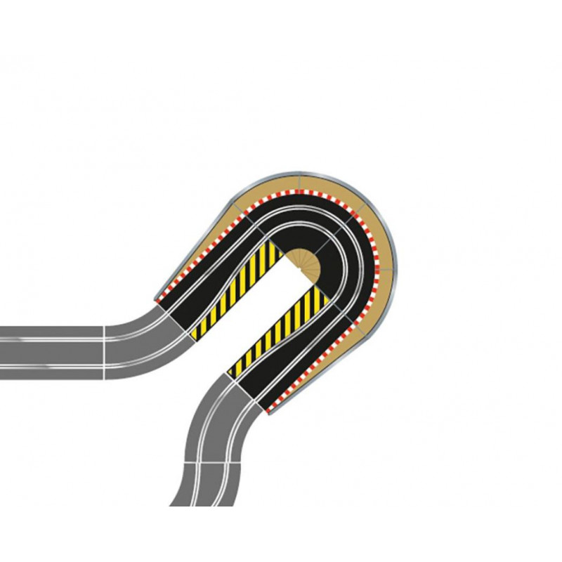 C8195 Scalextric Hairpin Curve Track Accessory Pack (image for) C8195 Scalextric Hairpin Curve Track Accessory Pack