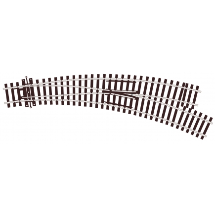 SLU76 OO Gauge Code 100 Curved Right Hand Unifrog Small Radius (image for) SLU76 OO Gauge Code 100 Curved Right Hand Unifrog Small Radius