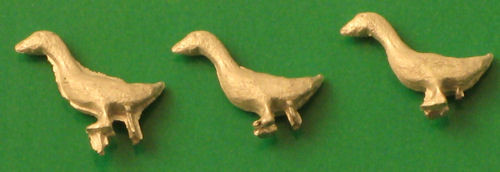 A4 UNPAINTED WHITEMETAL GEESE (5) (image for) A4 UNPAINTED WHITEMETAL GEESE (5)