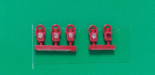 DA2/5 GWR RED HEAD AND TAIL LAMPS (5) (image for) DA2/5 GWR RED HEAD AND TAIL LAMPS (5)