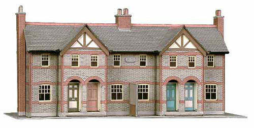 B30 FOUR TERRACED HOUSES CARD KIT (image for) B30 FOUR TERRACED HOUSES CARD KIT