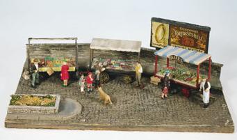 SS37 Market Stalls, 4-wheel barrows inc. loads (2) (image for) SS37 Market Stalls, 4-wheel barrows inc. loads (2)