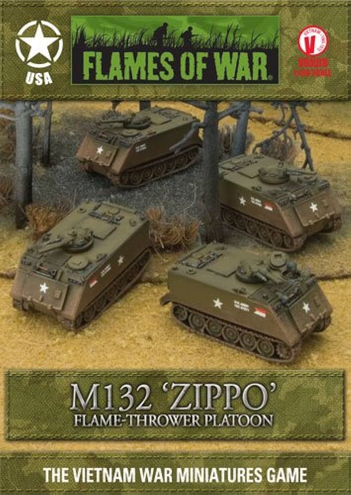 VBX08 M132 'Zippo' Flame-thrower Platoon (image for) VBX08 M132 'Zippo' Flame-thrower Platoon