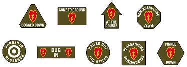 VE005 Tropic Lightning Token Set (image for) VE005 Tropic Lightning Token Set