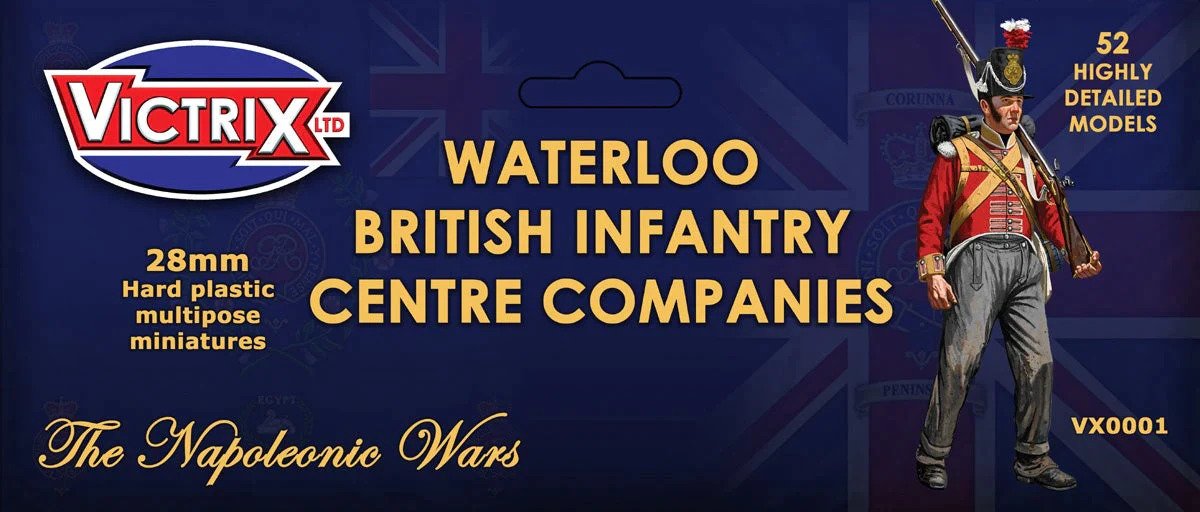 VX0001 Waterloo British Infantry Centre Companies (image for) VX0001 Waterloo British Infantry Centre Companies