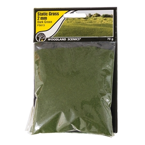 WFS613 2mm Static Grass Dark Green (image for) WFS613 2mm Static Grass Dark Green