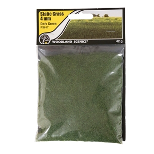 WFS617 4mm Static Grass Dark Green (image for) WFS617 4mm Static Grass Dark Green