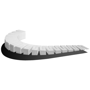 WST1413 4 percent x 2' Incline Starter 1" Elevation (x4/Set) (image for) WST1413 4 percent x 2' Incline Starter 1" Elevation (x4/Set)